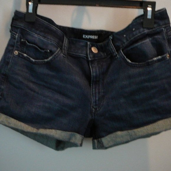 Express Pants - Express Women's Relaxed Low Rise Stretch Performance Size 12 Jean Shorts